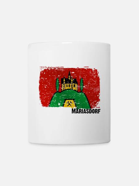 le bourg de Mariasdorf dans le sud du Burgenland - Mug blanc - blanc