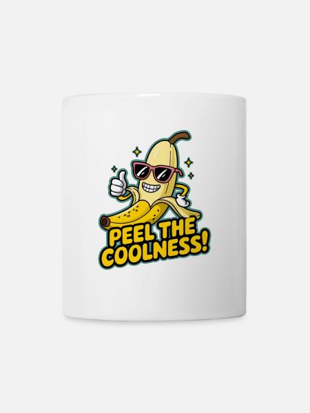 Schälen Sie die Coolness! - Tasse - Weiß
