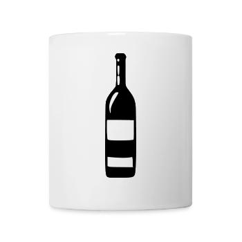 Wine Wine Bottle White Wine Red Wine Gift - Mug - white - Front