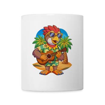 Lunettes de soleil Funny Hawk Summer Beach Hawaïen - Mug blanc - blanc - Devant