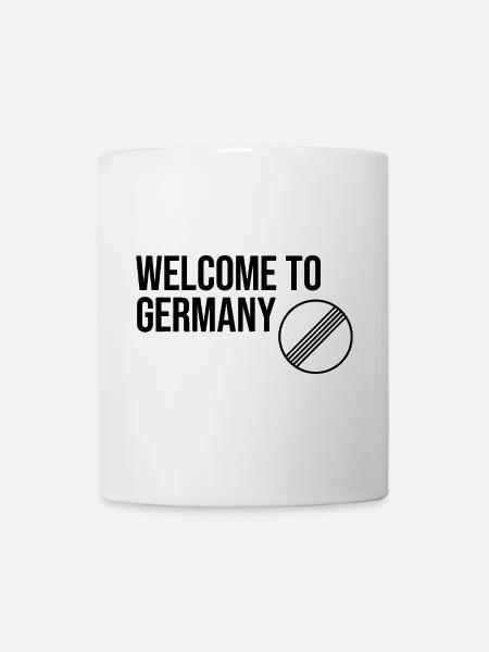 WELCOME TO GERMANY by Unlimited Apparel - Mug - white