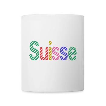 SWITZERLAND. HUMOR. COUNTRY. FLAG. GENEVA. LAUSANNE - Mug - white - Front