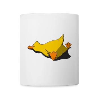 Schlafendes Küken - Tasse - Weiß - Vorne