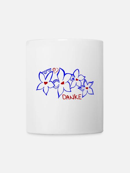 Danke - Tasse - Weiß