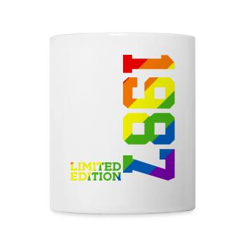 LGBTQ 1987 RAINBOW QUEER 39TH BIRTHDAY PRIDE - Mug - white - Front