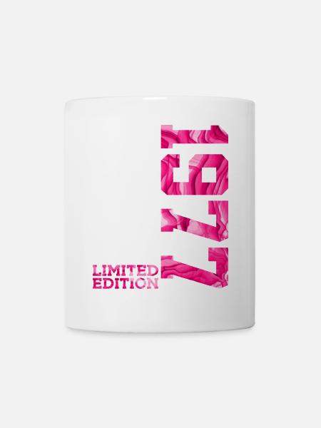 49. GEBURTSTAG PINK LIMITED EDITION 1977 - Tasse - Weiß