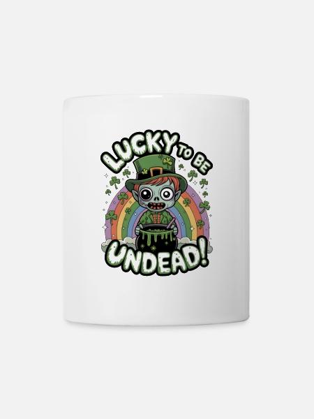 Glück, Untote zu sein! - Tasse - Weiß