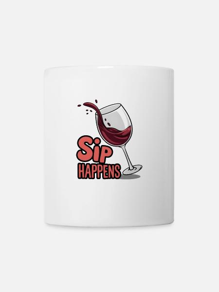 Schluck passiert - Tasse - Weiß