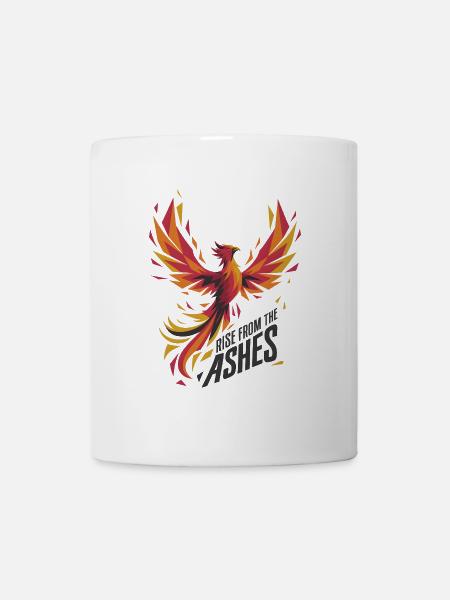 Auferstehung aus der Asche - Tasse - Weiß