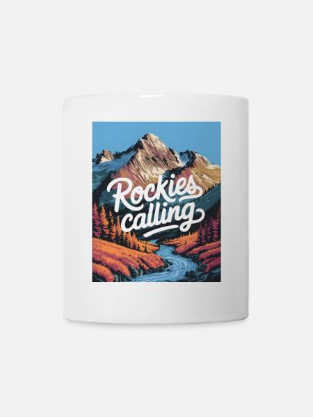 Rockies rufen - Tasse - Weiß