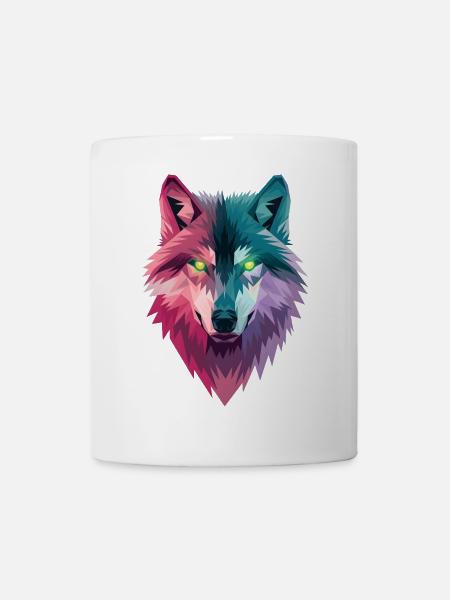 Geisterwolf - Tasse - Weiß
