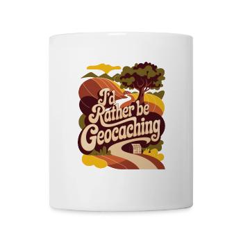 Je préfère faire du géocaching - Mug blanc - blanc - Devant