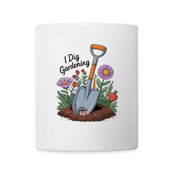 I Dig Gardening - Mug - white - Front