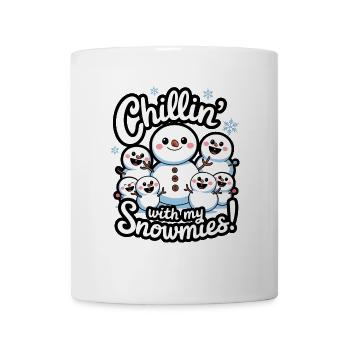 Chillin' With My Snowmies! - Mug - white - Front