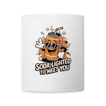 Soda-Lighted To Meet You - Mug - white - Front