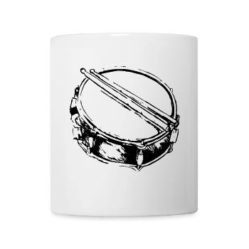 Snare - Drum - Percussion - Musique - Mug blanc - blanc - Devant