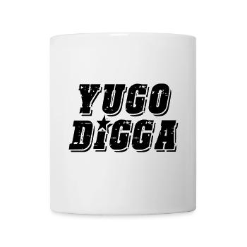 yugo digga - style uni des Balkans - Mug blanc - blanc - Devant