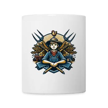 Boy from the village logo - Mug - white - Front