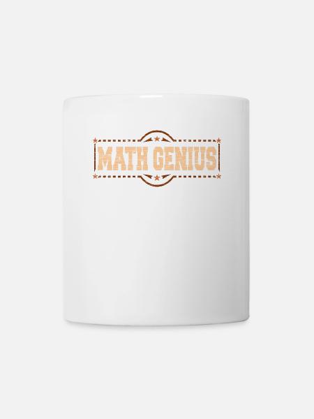 Mathe Matheprofessor Mathestudent - Tasse - Weiß