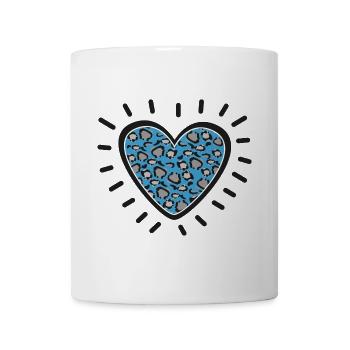 Leopard Heart Burst - Mug - white - Front