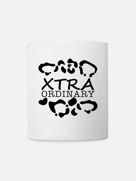 XTRA ORDINARY Abstract - Tasse - Weiß