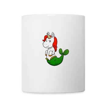 Unicorn Sticker - Tasse - Weiß - Vorne