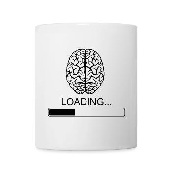 Brain Sayings Funny Funny Breakfast Joke - Mug - white - Front