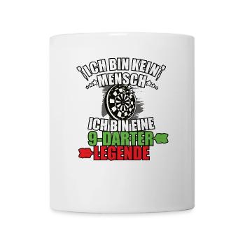 9Darter Legende - Tasse - Weiß - Vorne