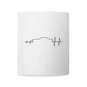 Wilder 1968 GT 500 Herzschlag - Tasse - Weiß - Vorne