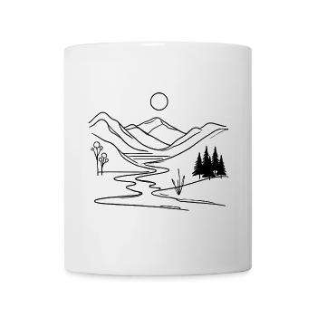 Évasion à Mystic Mountain - Mug blanc - blanc - Devant