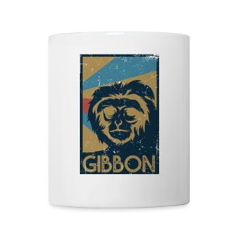 Flinker Gibbon Dschungelbewohner - Tasse - Weiß - Vorne