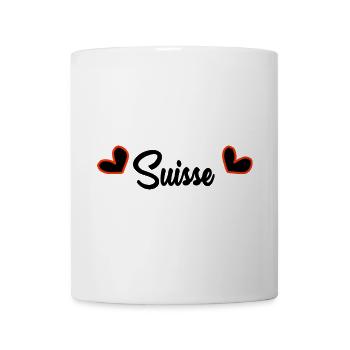 SCHWEIZ. LAND. GENF. SCHWEIZ. HUMOR. LAND - Tasse - Weiß - Vorne