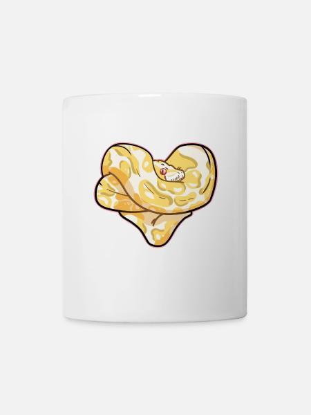Neugierige Python Dschungelbewohner - Tasse - Weiß