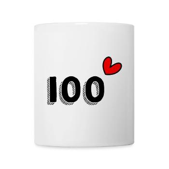 100. 100 YEARS. 100th ANNIVERSARY. BIRTHDAY 100 - Mug - white - Front