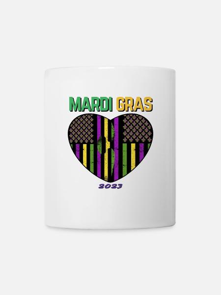 Love Mardi Gras 2023 Feier - Tasse - Weiß