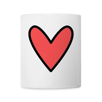 HEART. MOM. MOTHER'S DAY. HEART. FEAST - Mug - white - Front