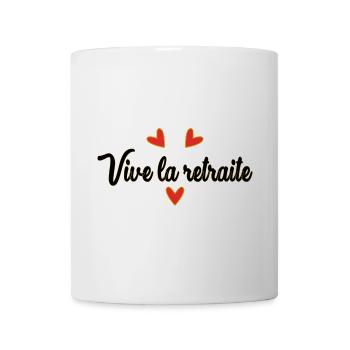 RUHESTAND. FROHEN RUHESTAND. GLÜCKLICHER RUHESTAND - Tasse - Weiß - Vorne