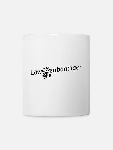 Löwchen: Löwchenbändiger - Tasse - Weiß