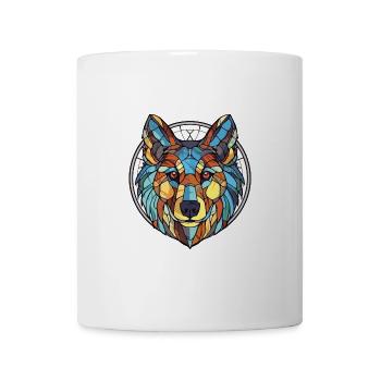Cao De Castro Laboreiro Wolf Hunderasse Aquarell - Tasse - Weiß - Vorne