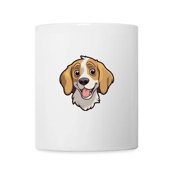 Kyi Leo Hunderasse Cartoon Kawaii Illustration - Tasse - Weiß - Vorne