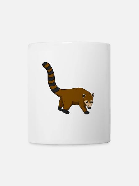 Nasenbär - Tasse - Weiß