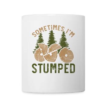 Manchmal bin ich ratlos Arboriculture Arborist - Tasse - Weiß - Vorne