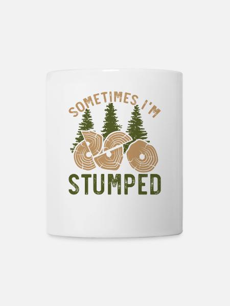 Manchmal bin ich ratlos Arboriculture Arborist - Tasse - Weiß