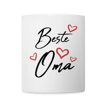 Beste Oma - Tasse - Weiß - Vorne