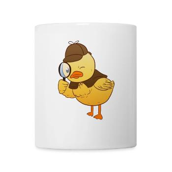 Detective Duck - Tasse - Weiß - Vorne