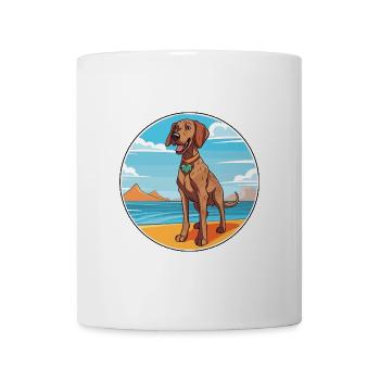 Plott Hund Rasse Cartoon Kawaii Clipart Hund - Tasse - Weiß - Vorne