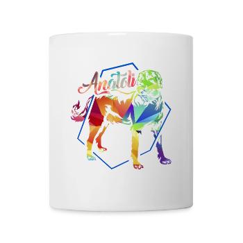 Wachsamer Anatolischer Herdenschutzhund - Tasse - Weiß - Vorne