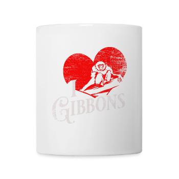 Behänder Gibbon Dschungelturner - Tasse - Weiß - Vorne