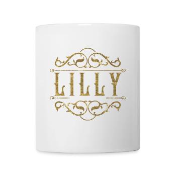 Lilly gold - Tasse - Weiß - Vorne