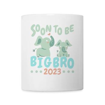 Bald Werde Ich Großer Bruder 2023 - Tasse - Weiß - Vorne